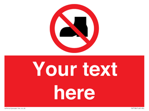 Custom No outdoor footwear